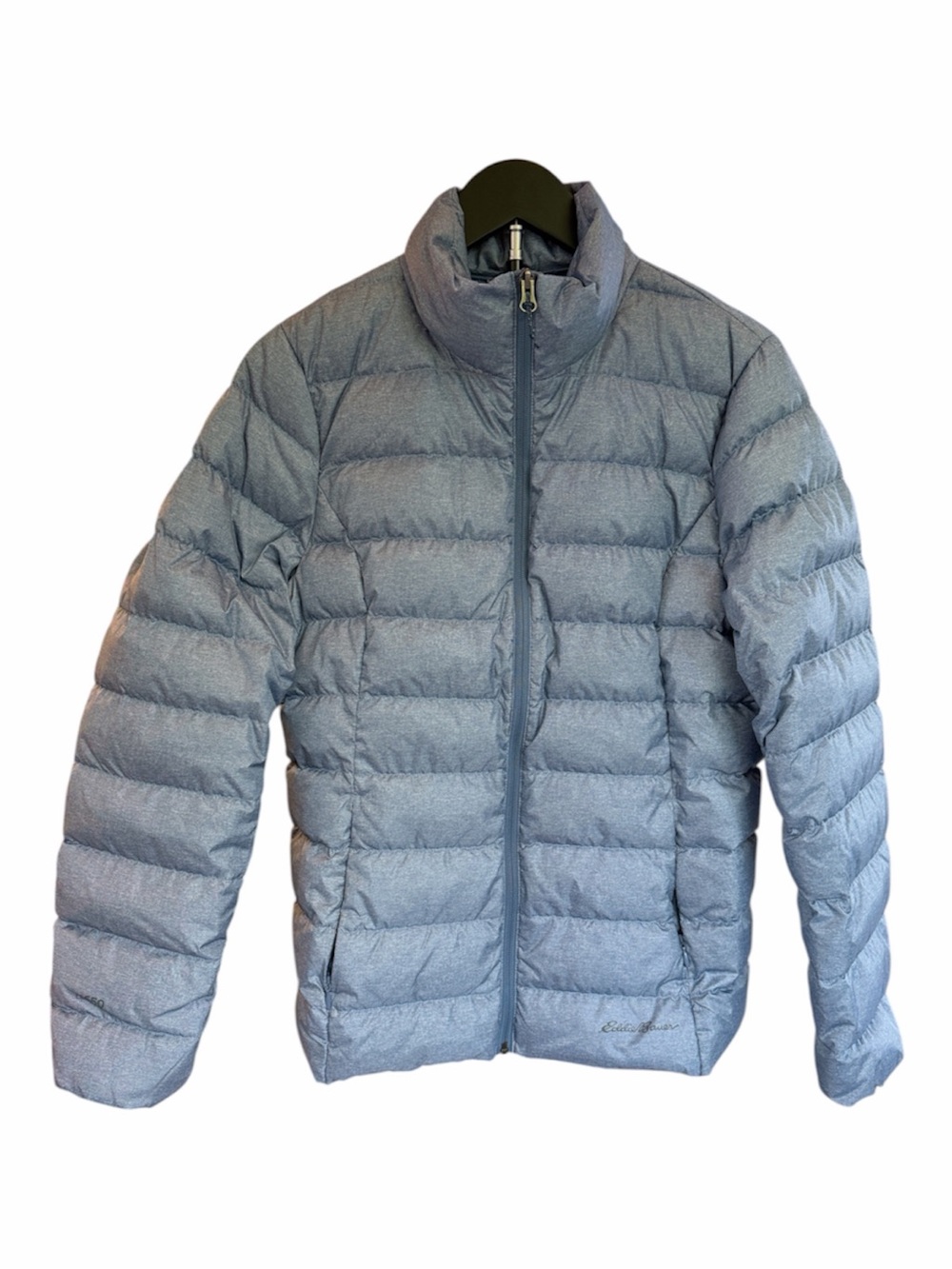 Eddie Bauer Light Blue Quilted Down Puffer Jacket